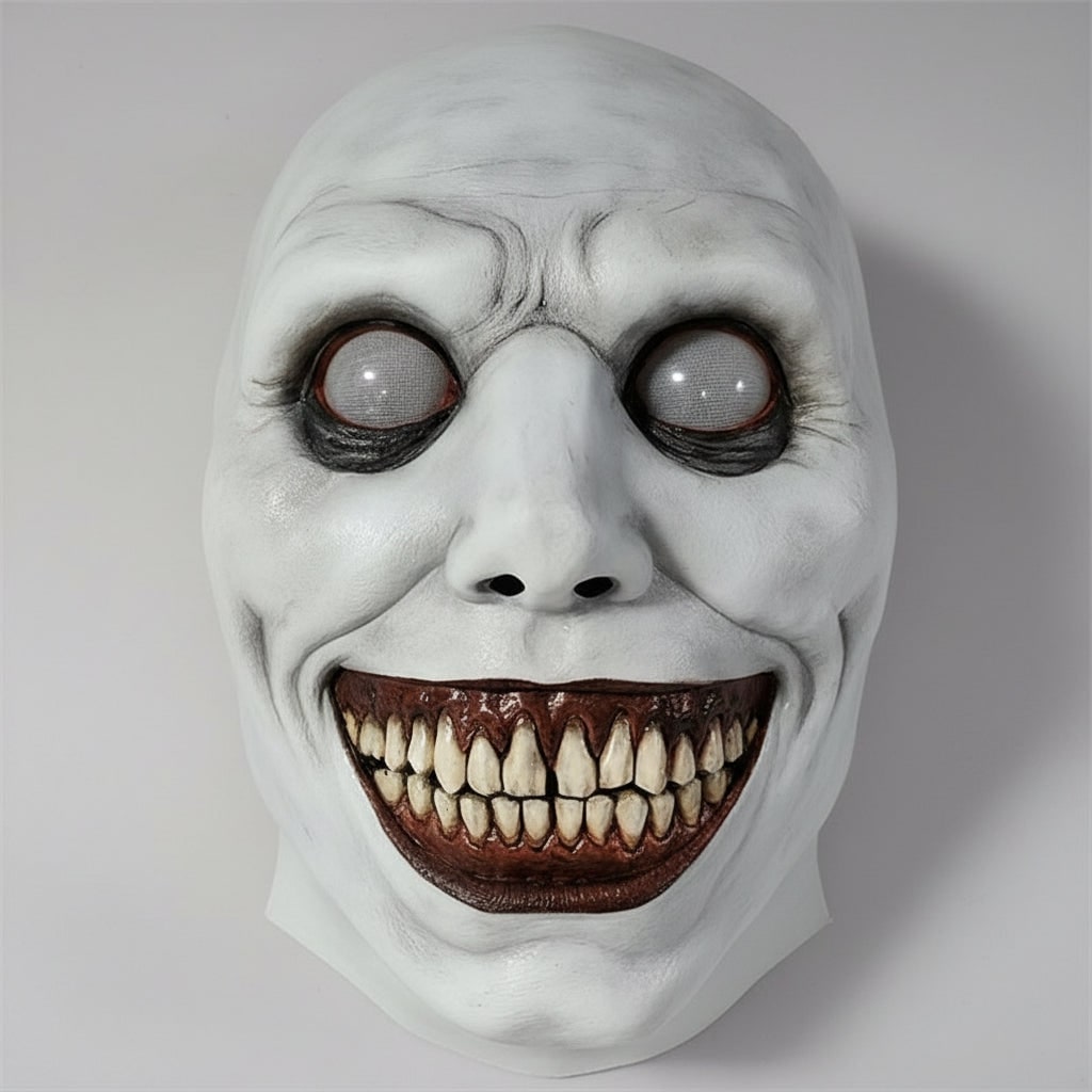 Halloween Scary Creepy Latex Face Mask with LED Light Up and Adjustable Strap for Costume Party - Image 10