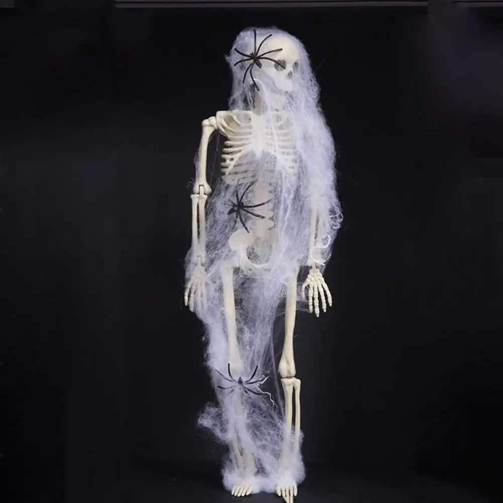 Halloween Skeleton Decoration with Poseable Joints for Outdoor Party and Haunted House Display - Image 5