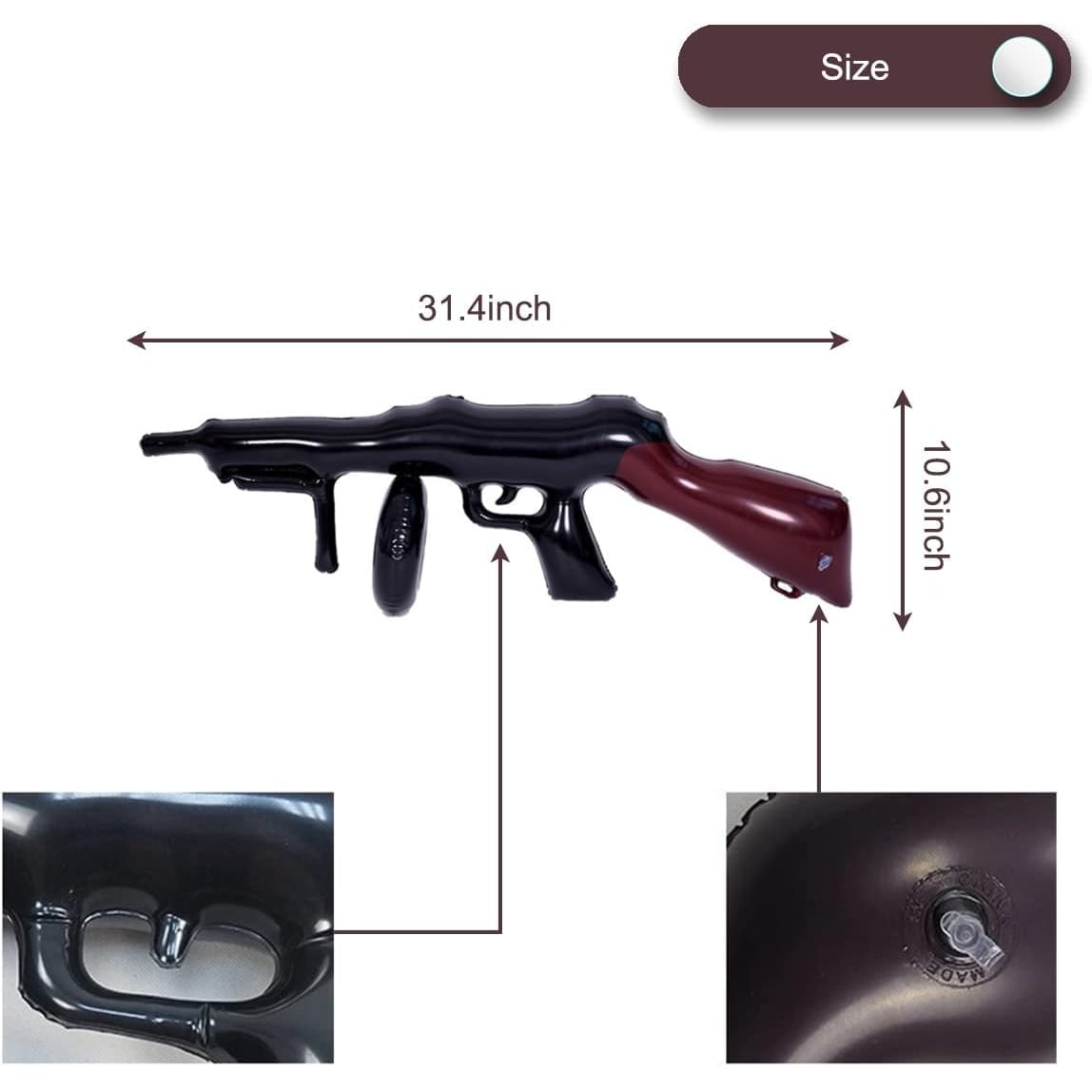 Halloween Survival Game Costume Suit with Mesh Mask and Toy Gun - Image 12