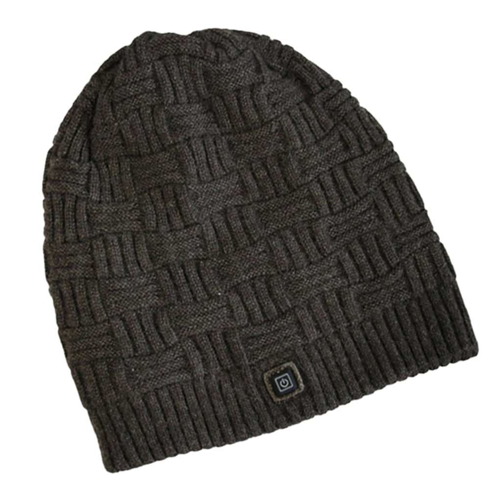 Halloween Warm Beanie with Heated Knit Design and Rechargeable Battery Pack - Image 3