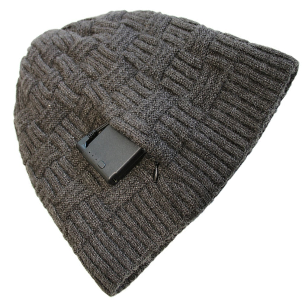 Halloween Warm Beanie with Heated Knit Design and Rechargeable Battery Pack - Image 4