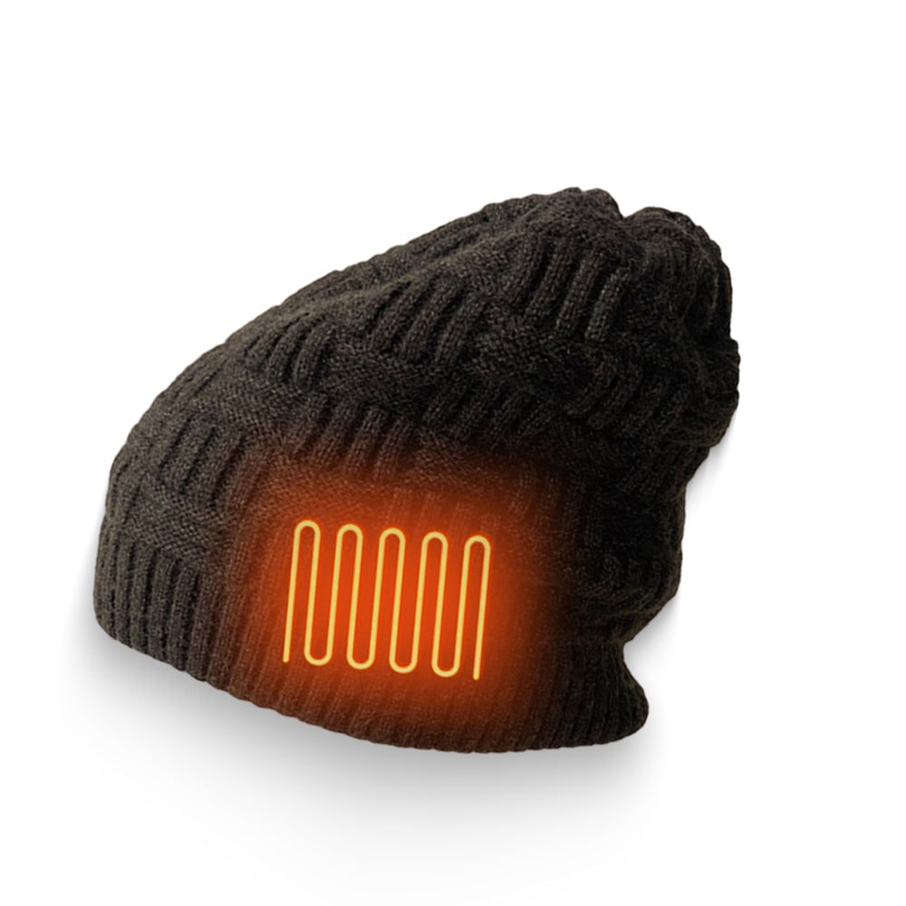 Halloween Warm Beanie with Heated Knit Design and Rechargeable Battery Pack - Image 6