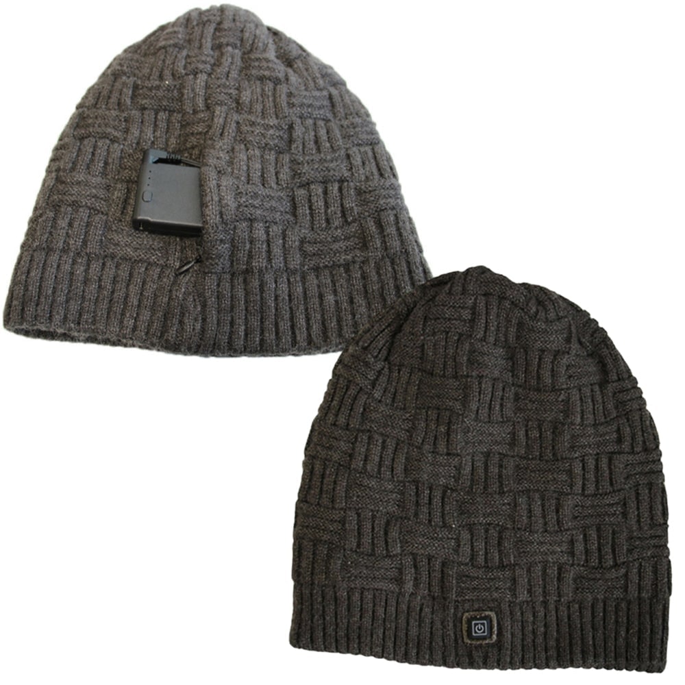 Halloween Warm Beanie with Heated Knit Design and Rechargeable Battery Pack - Image 9