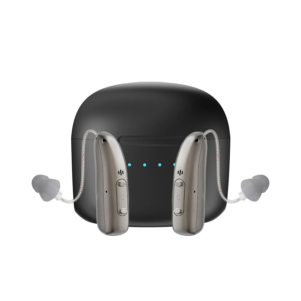 Hearing Aids Bluetooth Rechargeable Behind-The-Ear with Noise Reduction - Image 1