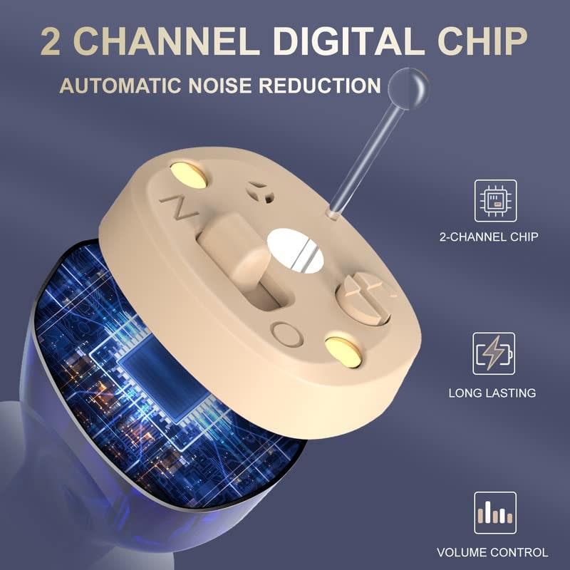Hearing Aids Bluetooth Rechargeable Behind-The-Ear with Noise Reduction - Image 8