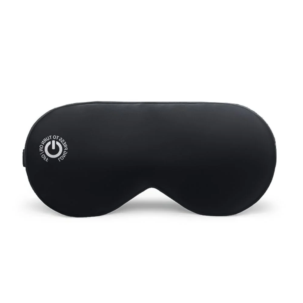 Heated Eye Mask for Sleep with Cordless Rechargeable Design and Silk Comfort - Image 1
