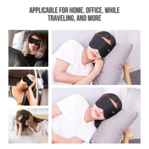 Heated Eye Mask for Sleep with Cordless Rechargeable Design and Silk Comfort - Image 7