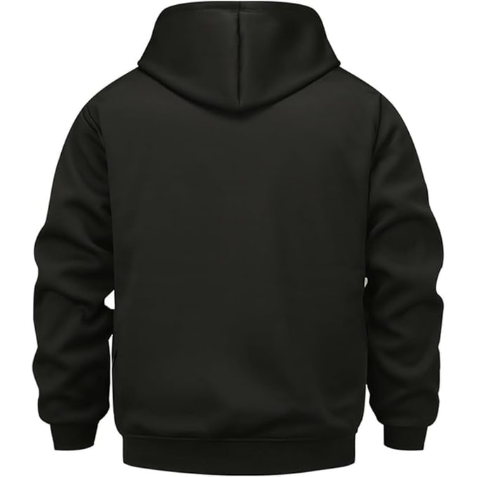 Heated Hoodie with USB Power Full Zip Drawstring Hood and Temperature Control - Image 10