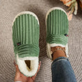 House Slipper Boots with Sherpa Fleece Lining and Rubber Sole - Image 1