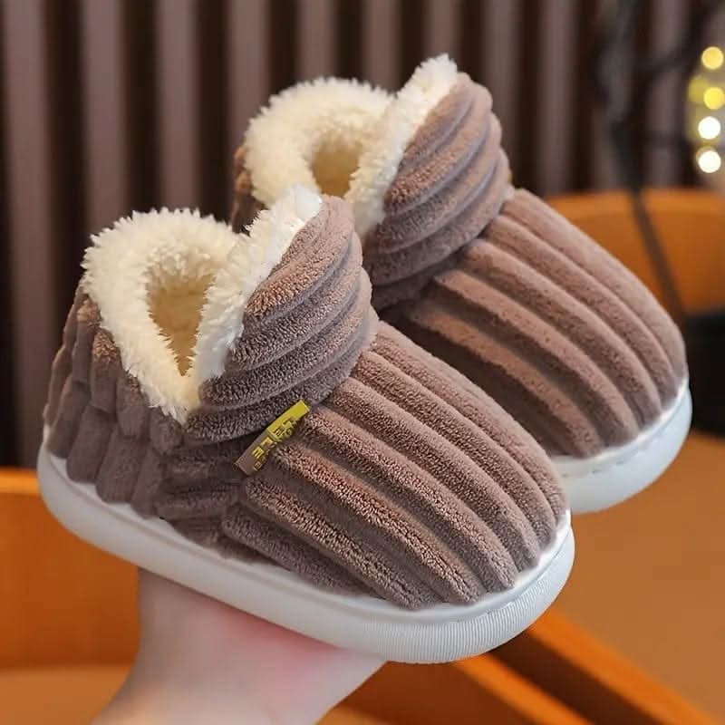 House Slipper Boots with Sherpa Fleece Lining and Rubber Sole - Image 12