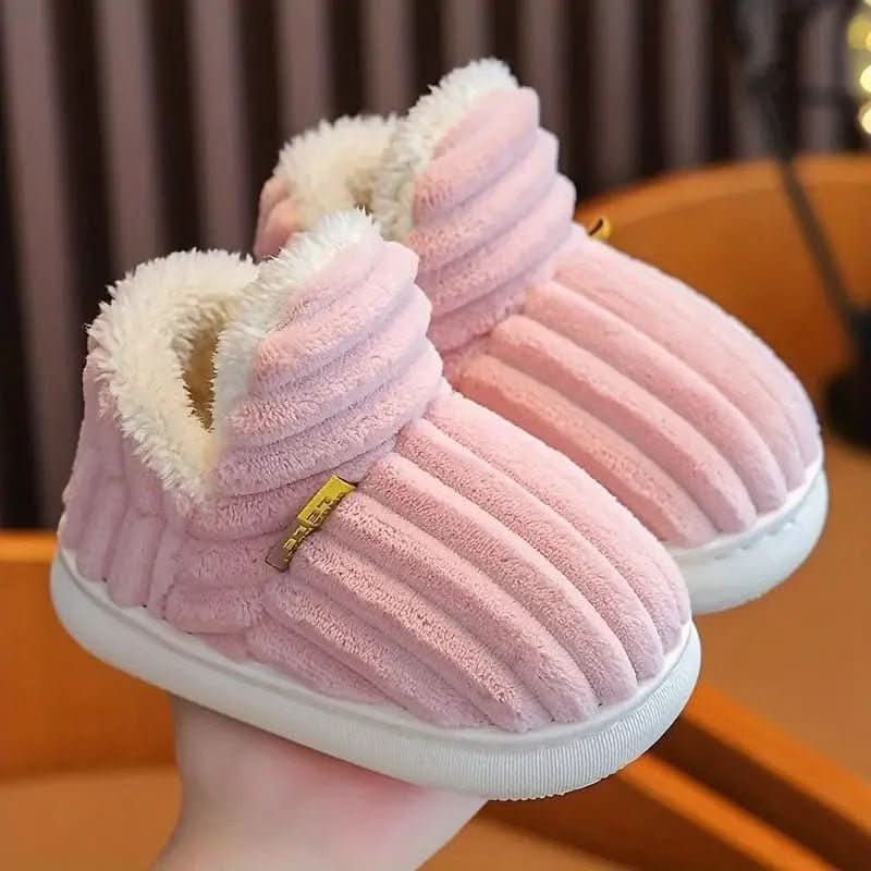 House Slipper Boots with Sherpa Fleece Lining and Rubber Sole - Image 19