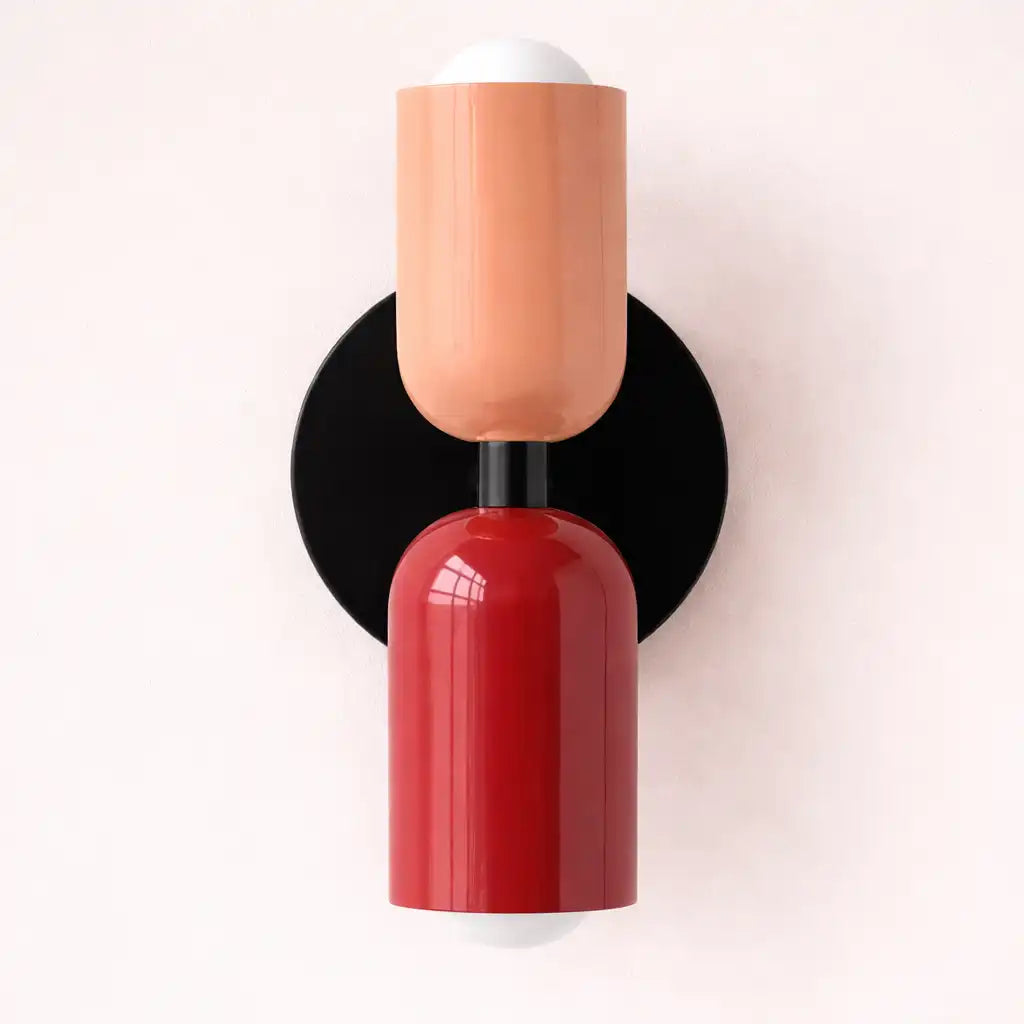 Cream Glass Glow Wall Sconce