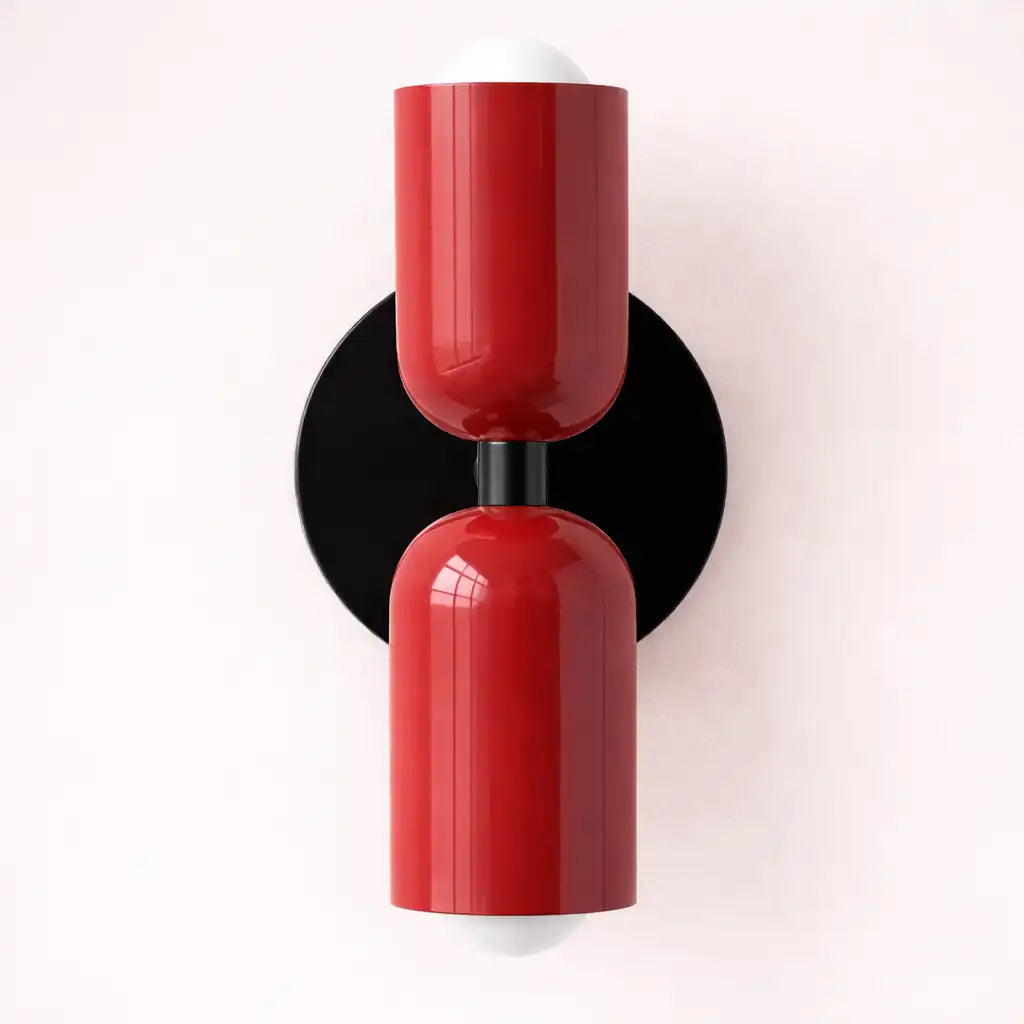 Amaris Minimalist Cream Glass Wall Light