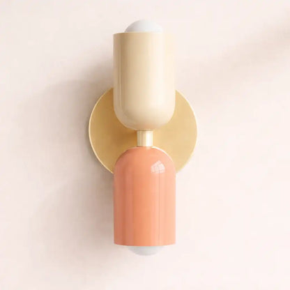 Cream Glass Glow Wall Sconce
