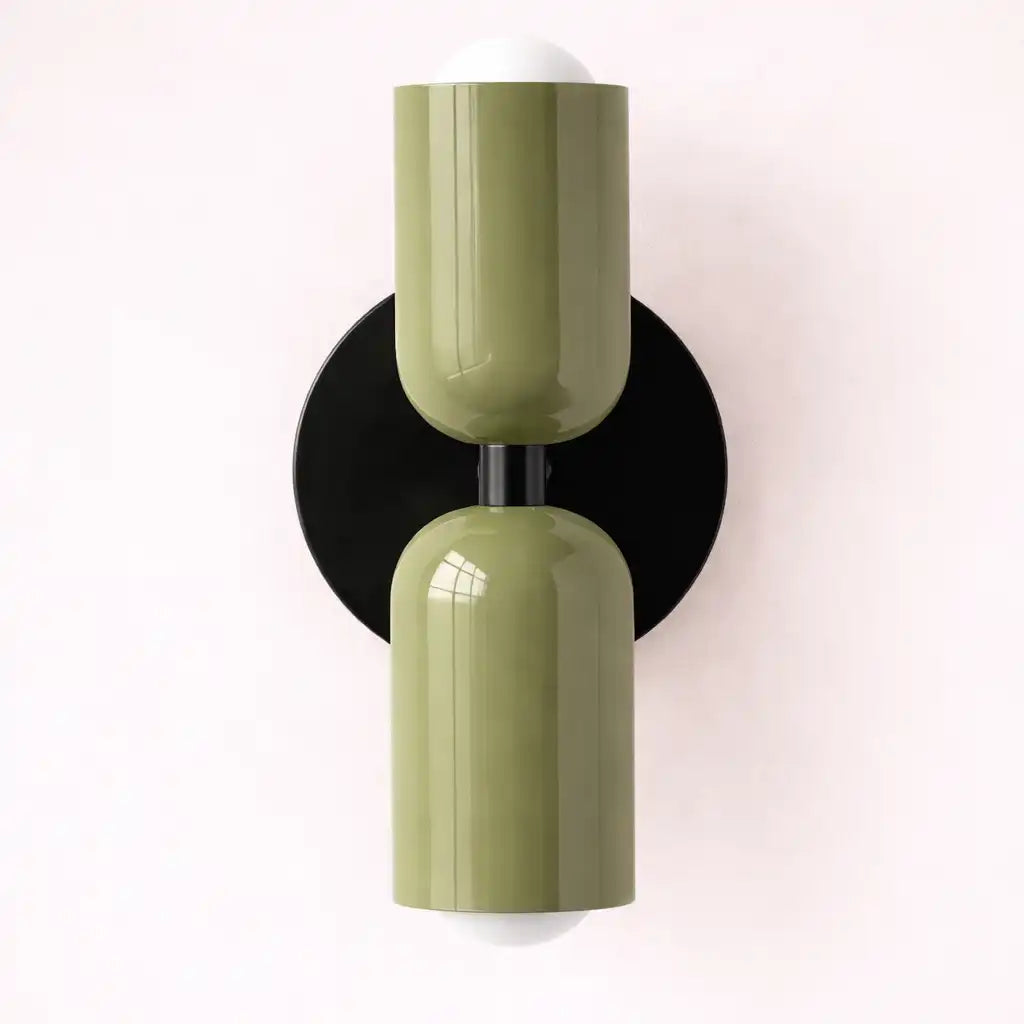 Cream Glass Glow Wall Sconce