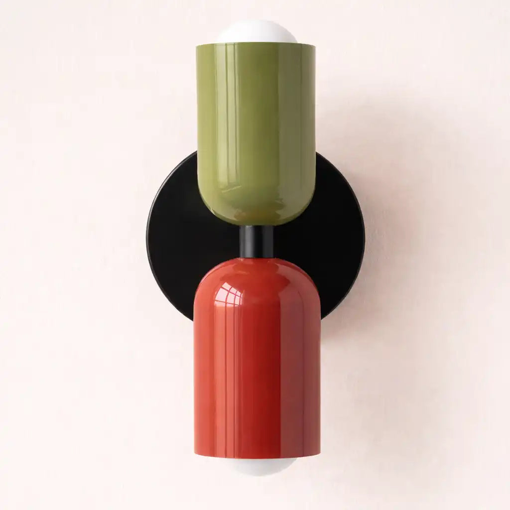 Amaris Minimalist Cream Glass Wall Light