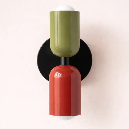 Cream Glass Glow Wall Sconce