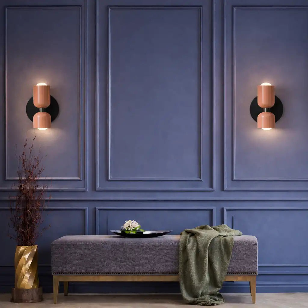 Amaris Minimalist Cream Glass Wall Light