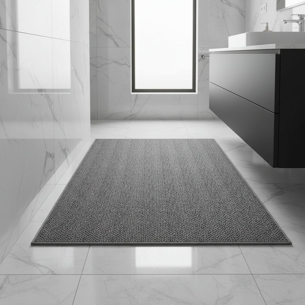 Indoor Doormat with Non-Slip Backing and Absorbent Looped Pile for Entryway - Image 1