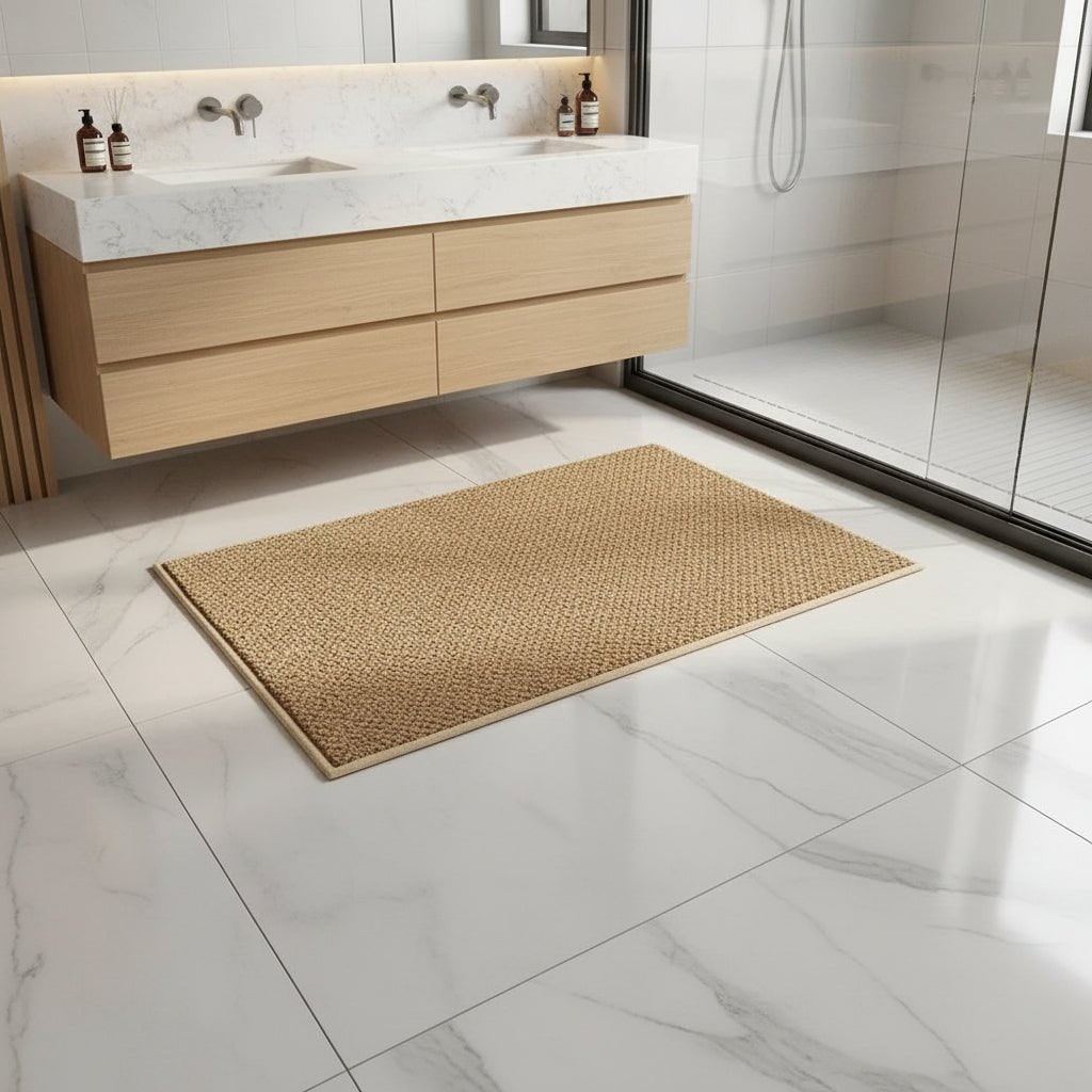 Indoor Doormat with Non-Slip Backing and Absorbent Looped Pile for Entryway - Image 4