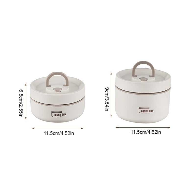 Insulated Lunch Box with Stainless Steel Containers Thermal Bento Design Carrying Bag - Image 9