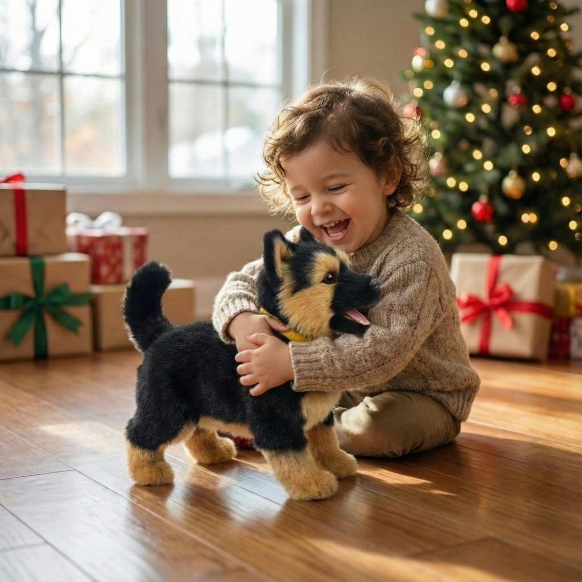 Interactive Dog Toy with Walking Barking and Wagging Electronic Robot Puppy - Image 8