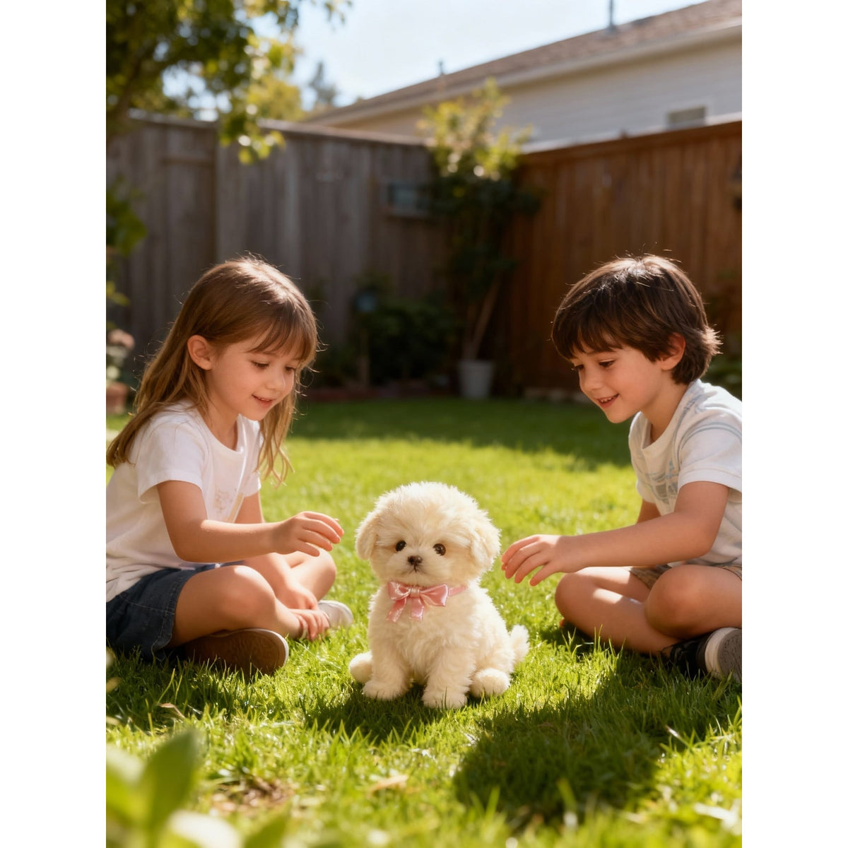 Interactive Toy Dog with Sounds and Walking Movements Responsive Plush Puppy Robot - Image 7