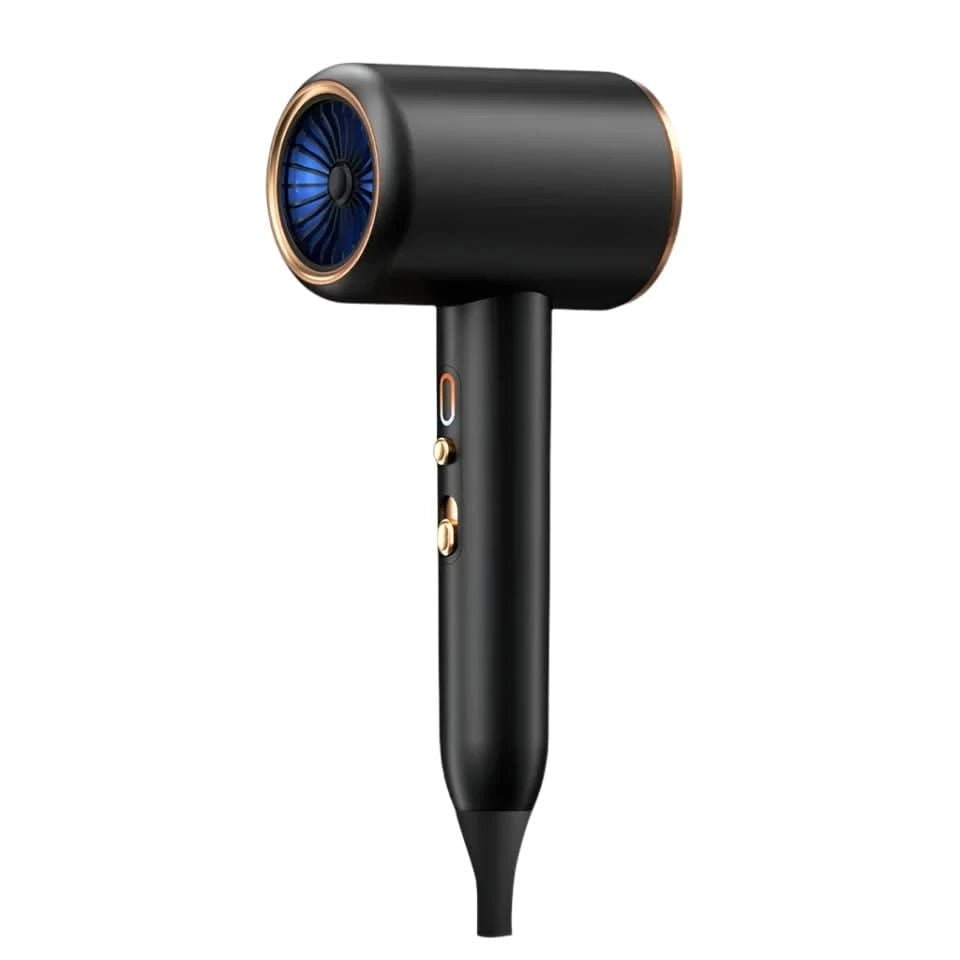 Ionic Hair Dryer with Concentrator Nozzle and LED Light Fast Drying - Image 8