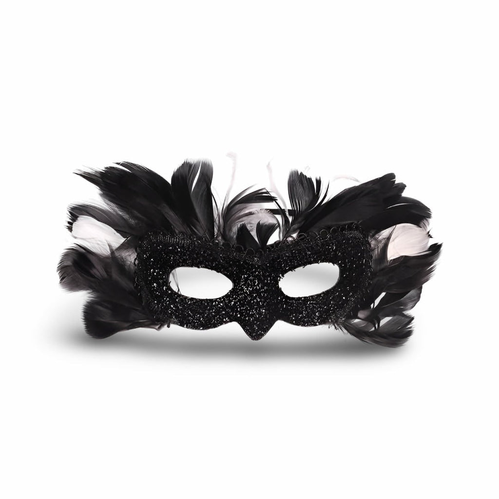 Kids' Black-and-White Spotted Villain Costume Dress with Attached Hood - Image 7