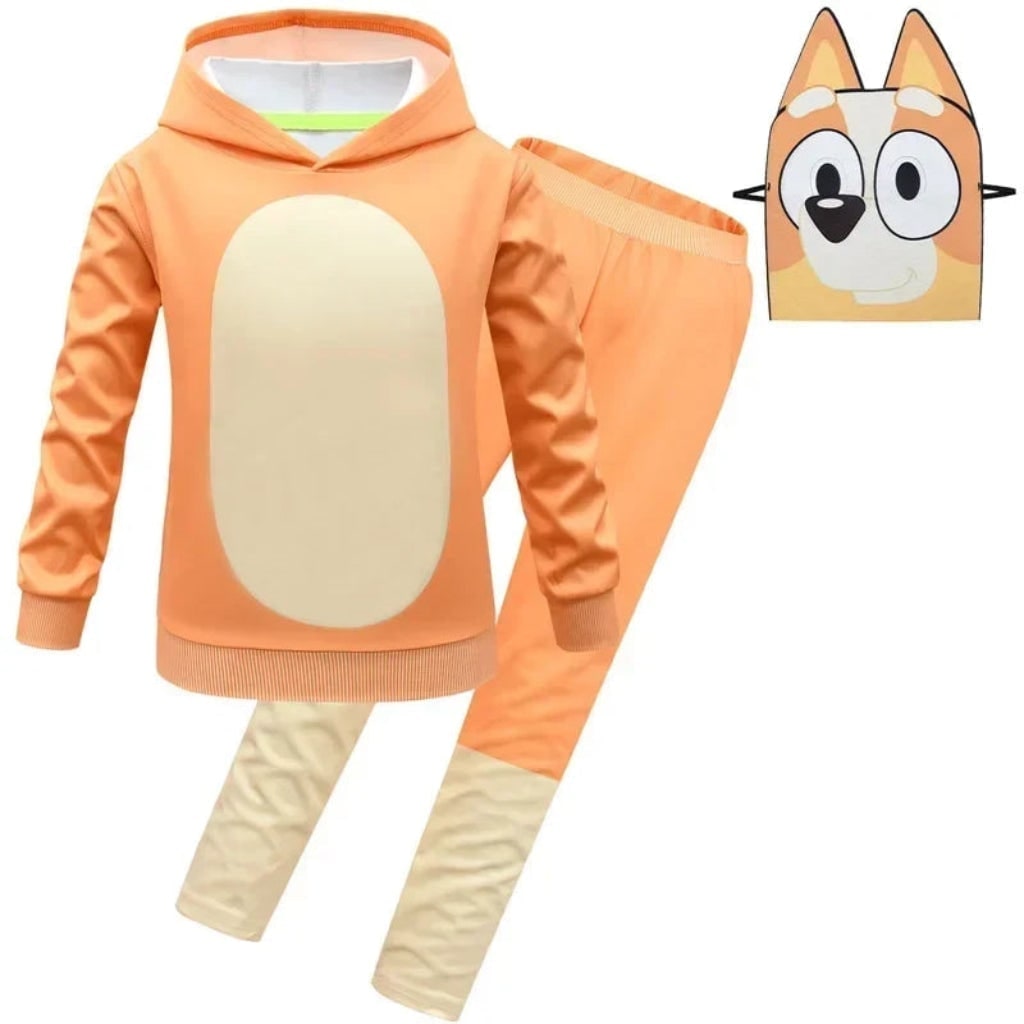 Kids' Character Costume with Hoodie, Pants and Mask for Dress-Up - Image 8
