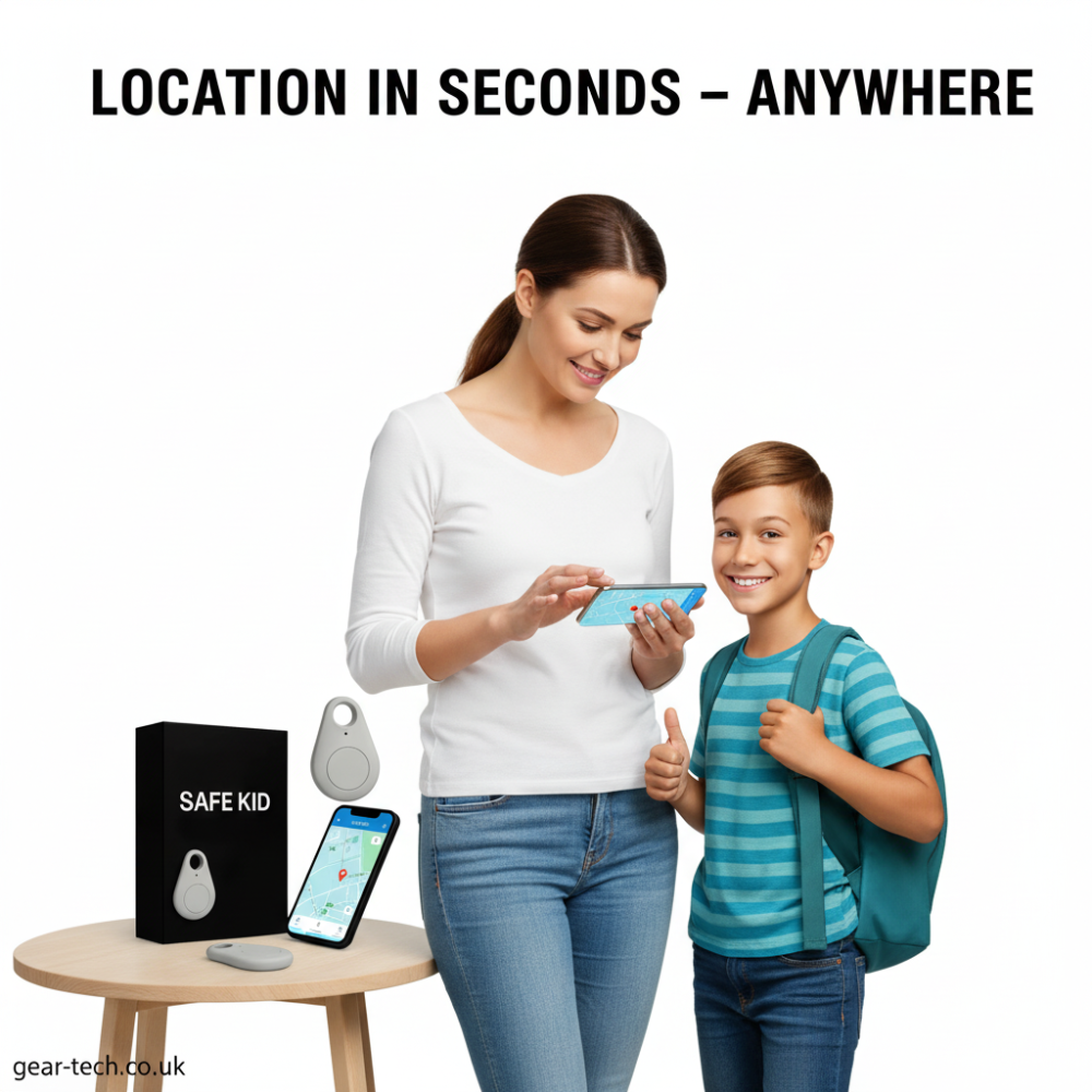 Kids' GPS Tracking Device with Real-Time Location and Waterproof Design - Image 2