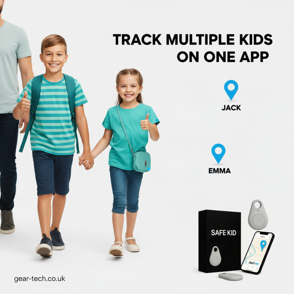 Kids' GPS Tracking Device with Real-Time Location and Waterproof Design - Image 8
