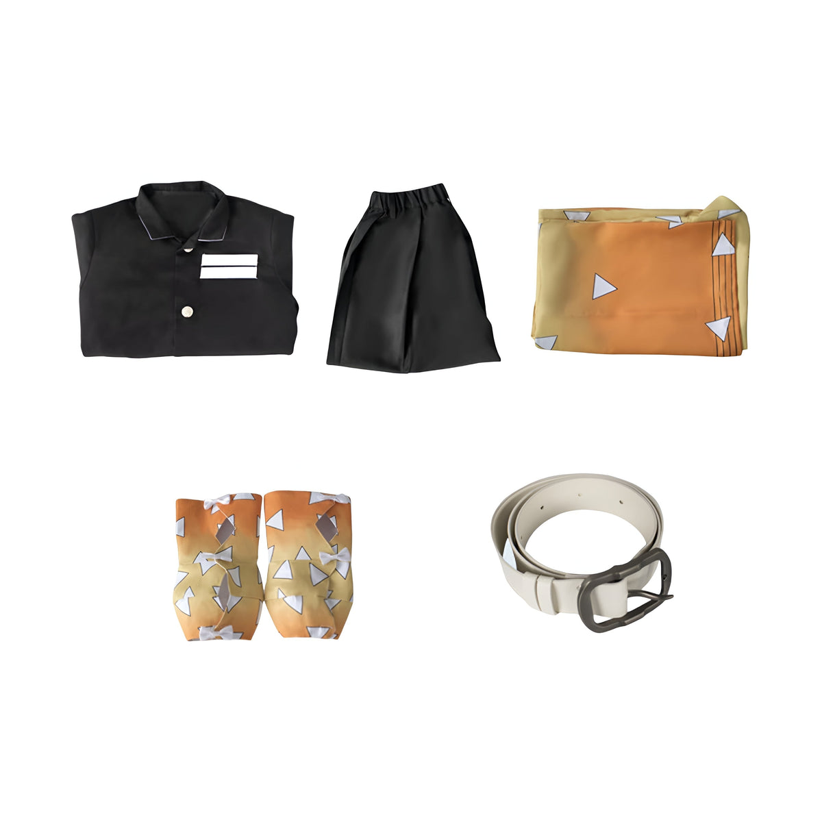 Kids' Halloween Anime Cosplay Costume with Haori Jacket and Fox for Party Dress-Up - Image 6