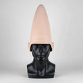 Kids' Halloween Creepy Conehead Costume Mask with Molded Ears and Forehead Wrinkles - Image 1