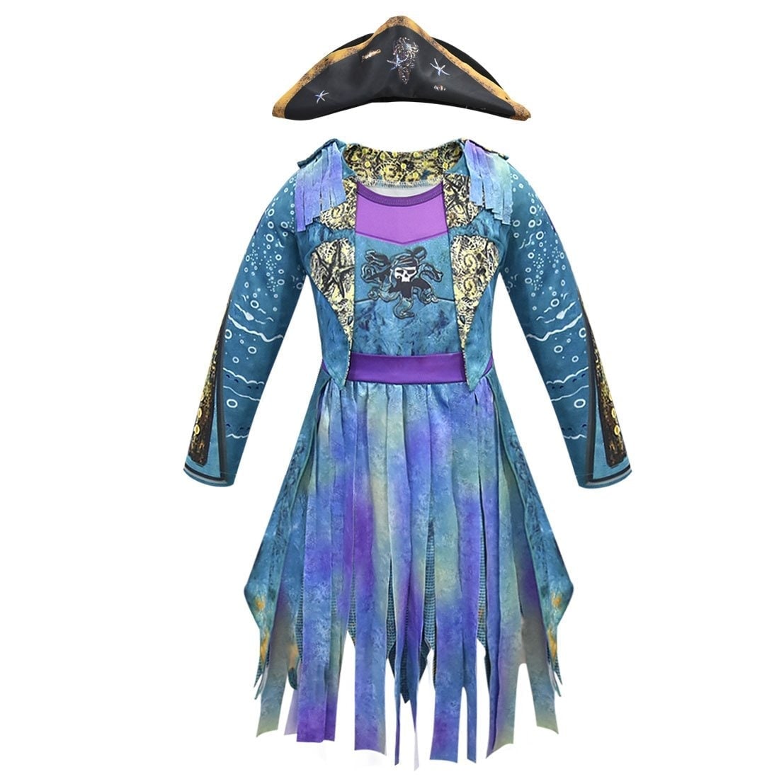 Kids' Halloween Pirate Costume with Tricorn for Historically Accurate Outfit - Image 4