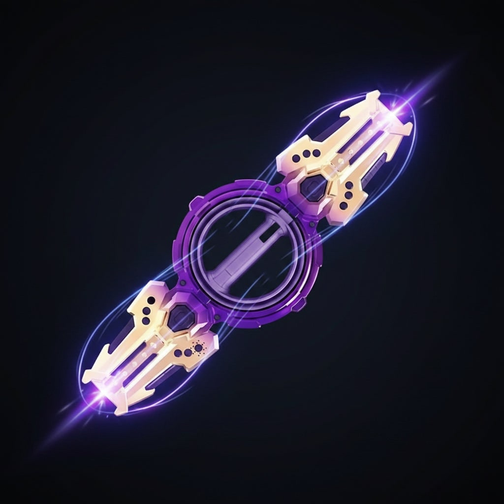Kids' Halloween Toy Double Blade with LED Light Up and Retractable Spinning Handle - Image 5