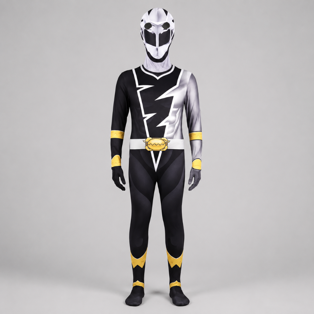 Kids' Lightning Bolt Superhero Jumpsuit Costume for Halloween Dress-Up - Image 6