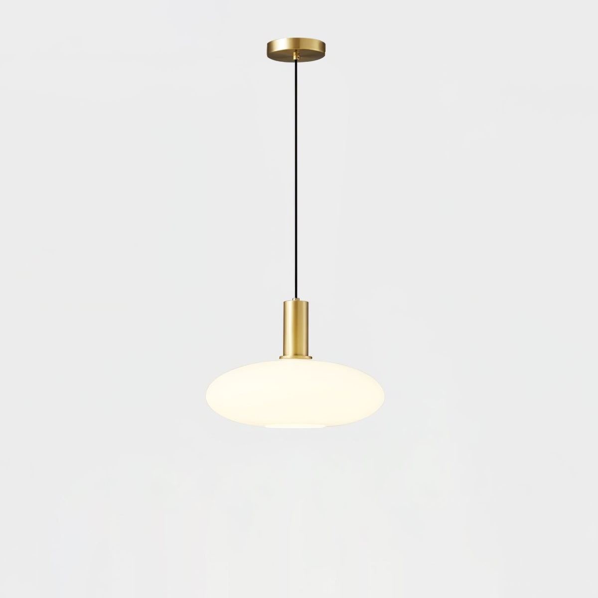 Kitchen Pendant Light Fixtures with Milky Glass Shade Modern Metal Hardware - Image 24