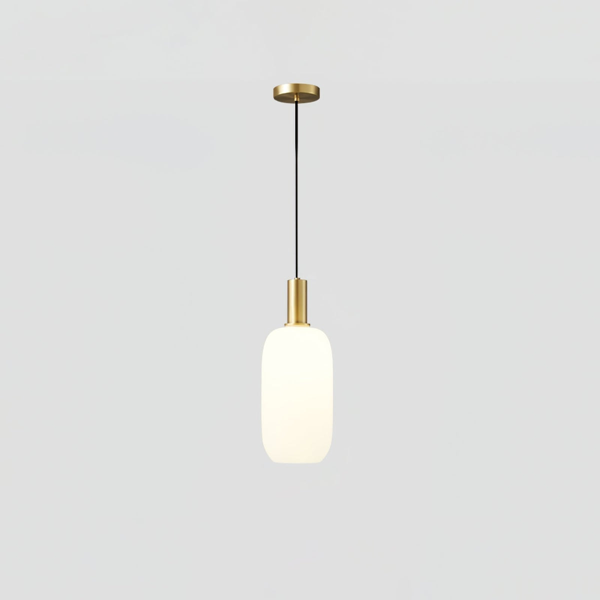 Kitchen Pendant Light Fixtures with Milky Glass Shade Modern Metal Hardware - Image 41