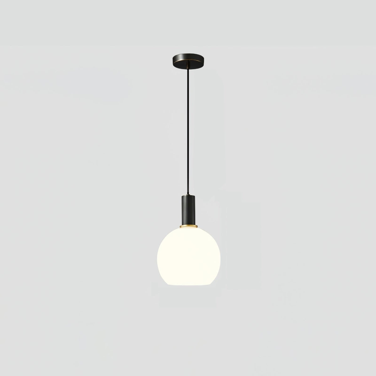 Kitchen Pendant Light Fixtures with Milky Glass Shade Modern Metal Hardware - Image 42