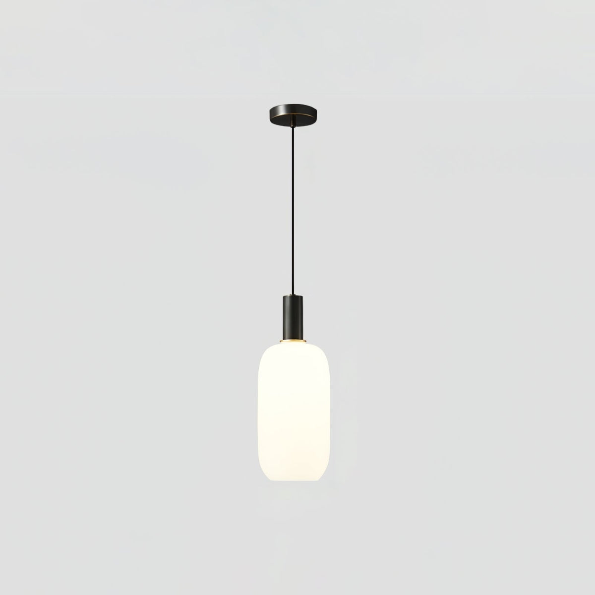 Kitchen Pendant Light Fixtures with Milky Glass Shade Modern Metal Hardware - Image 43