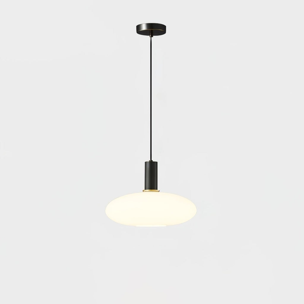 Kitchen Pendant Light Fixtures with Milky Glass Shade Modern Metal Hardware - Image 44