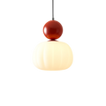 Kitchen Pendant Light Fixtures with Translucent Ribbed Shade and Spherical Accent Modern Hanging - Image 10