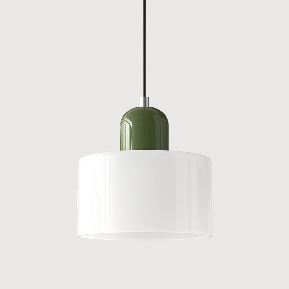 Kitchen Pendant Light Fixtures with Two-Tier Glass Shade and Modern Mid-Century Design - Image 26