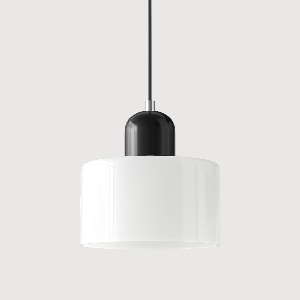 Kitchen Pendant Light Fixtures with Two-Tier Glass Shade and Modern Mid-Century Design - Image 27