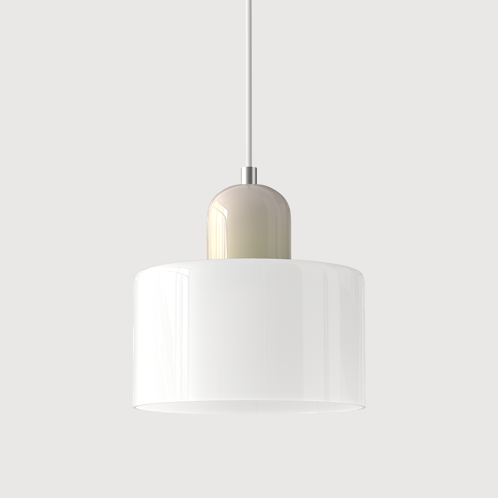 Kitchen Pendant Light Fixtures with Two-Tier Glass Shade and Modern Mid-Century Design - Image 29