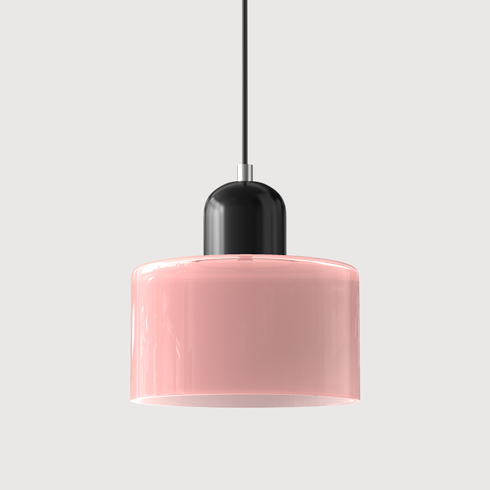 Kitchen Pendant Light Fixtures with Two-Tier Glass Shade and Modern Mid-Century Design - Image 9