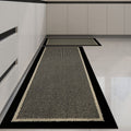 Kitchen Runner Rug Non Slip with Textured Diamond Pattern and Washable Synthetic Fiber - Image 1
