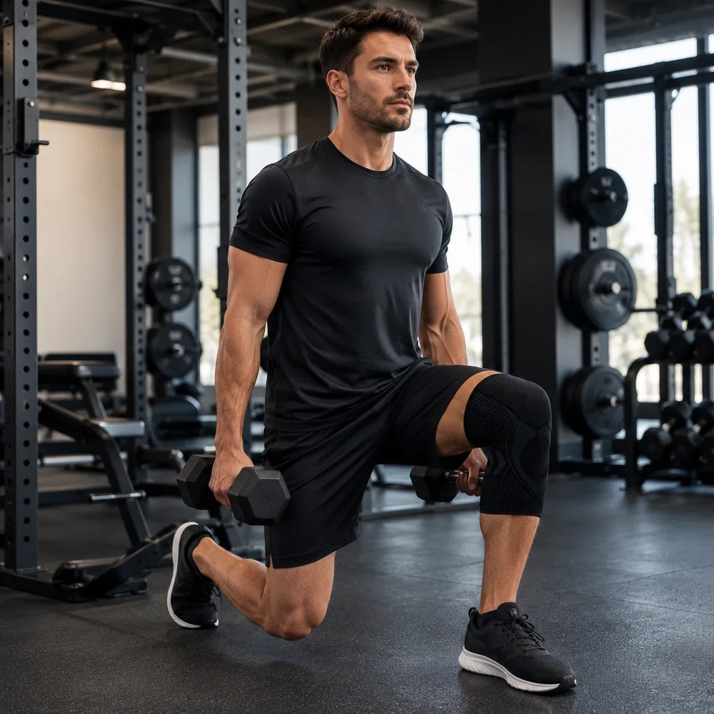 Knee Compression Sleeve with Non-Slip Support for Running and Everyday Movement - Image 16