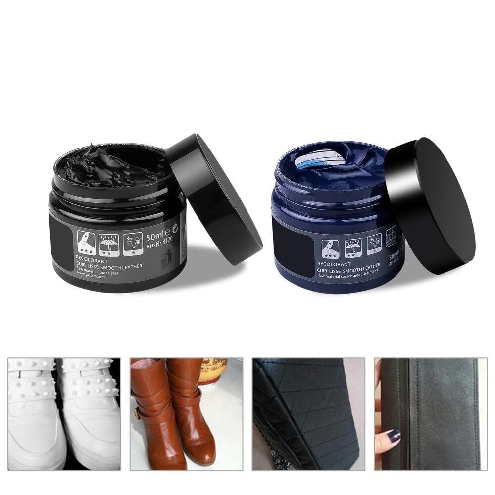 Leather Car Seat Repair Balm with Scratch Filler and Color Restoration Cream - Image 1